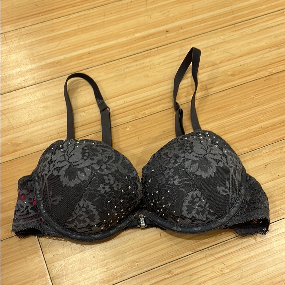 Elegant Black Lace Bra